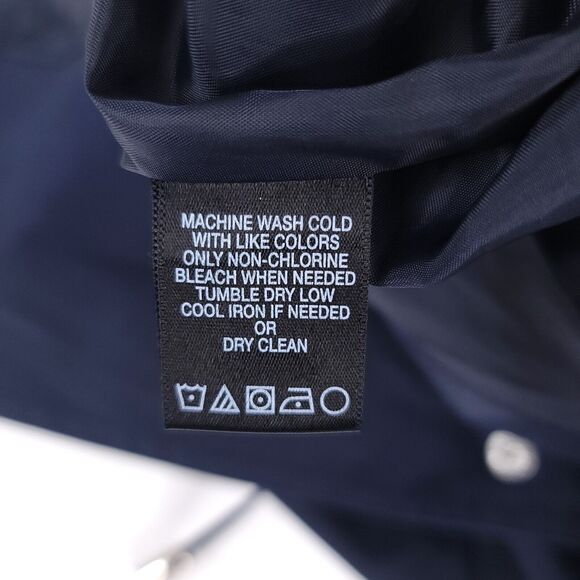 London Fog Coat Womens Medium Rain Trench Hooded Full Zip Button Long Jacket - Picture 7 of 8